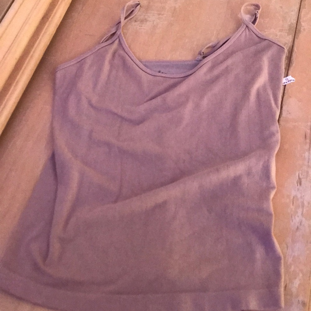a dark pink dressy tank top